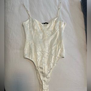 ZARA Satin Corset Bodysuit!